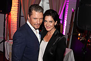 Hardy Krüger jr. und seine Frau Alice @ "Connections PR X-Mas Cocktail 2018" Party mit VIP‘s im Weinkeller. Agentur-Weihnachtsparty am 10.12.2018 (©Foto: Martin Schmitz)